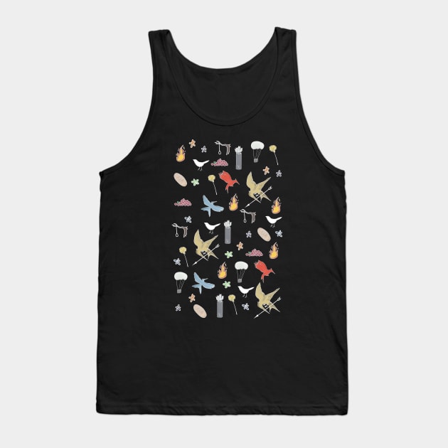 Hunger Games quality pattern  - black version Tank Top by Uwaki